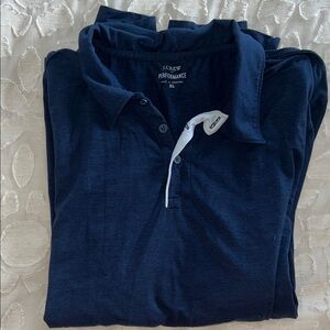 J. Crew Factory Navy Performance Polo